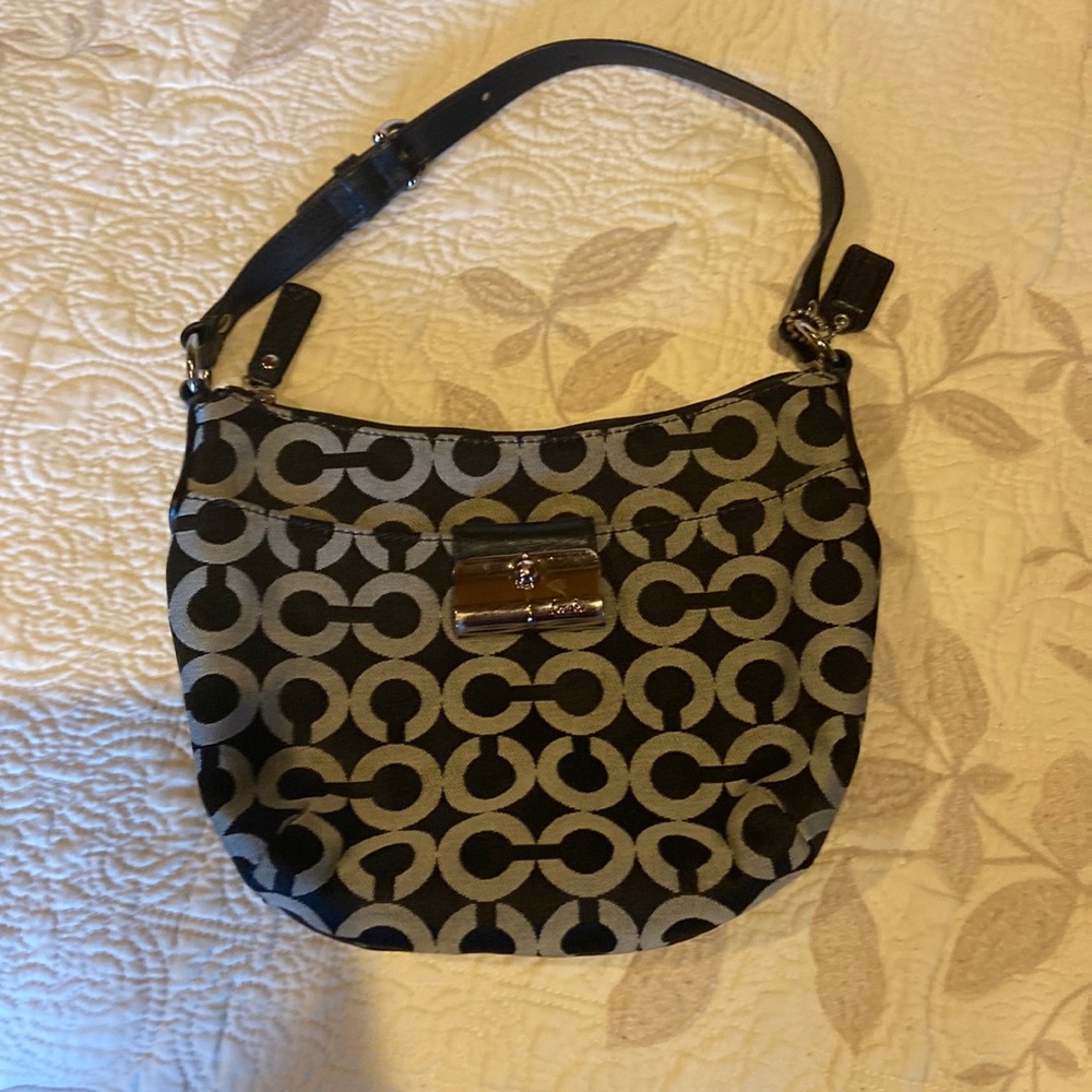 Black coach bag